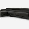 Sofa AVALON màu đen góc trái