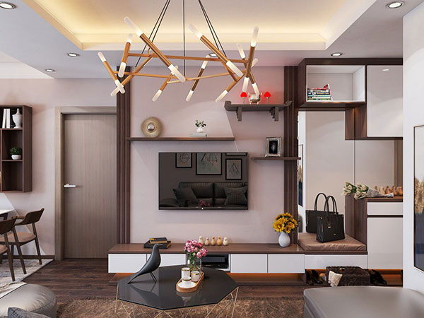Diện tích không gian là một trong những yếu tố quyết định giá thiết kế nội thất chung cư 70m2