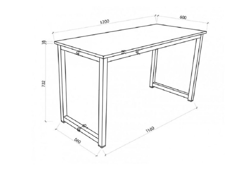 Kích thước bàn làm việc tiêu chuẩn